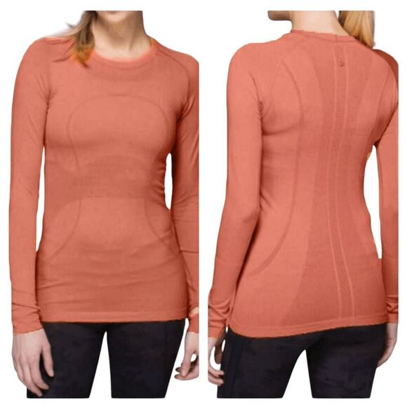 LULULEMON ATHLETICA Swiftly Tech Long Sleeve Crew Size 8 - Picture 1 of 3